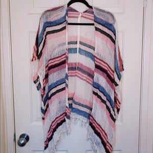 striped cardigan/pullover